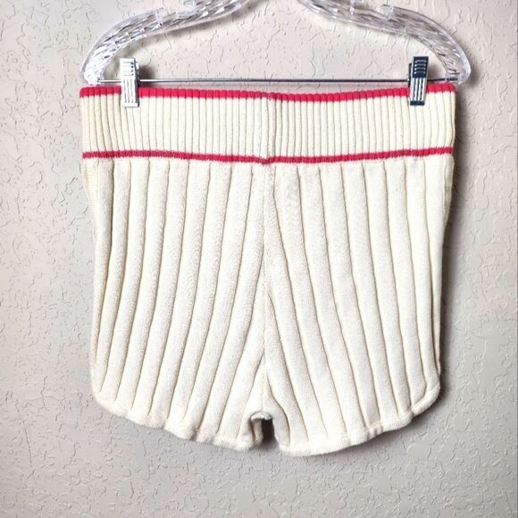 FAHERTY Game Set Sweater Short Organic Cotton Cashmere Vintage Cream Size XL - Picture 6 of 10